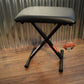 Stageline Stands KB45 Easy Quick Adjustable Padded Portable Keyboard Bench Black