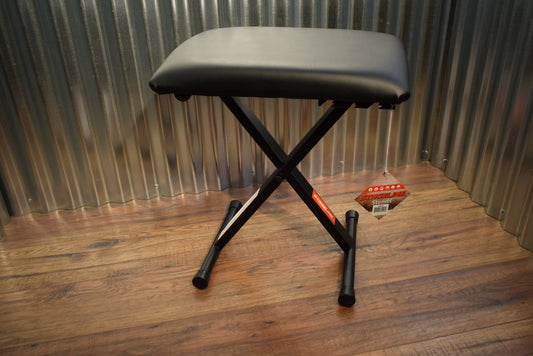 Stageline Stands KB45 Easy Quick Adjustable Padded Portable Keyboard Bench Black