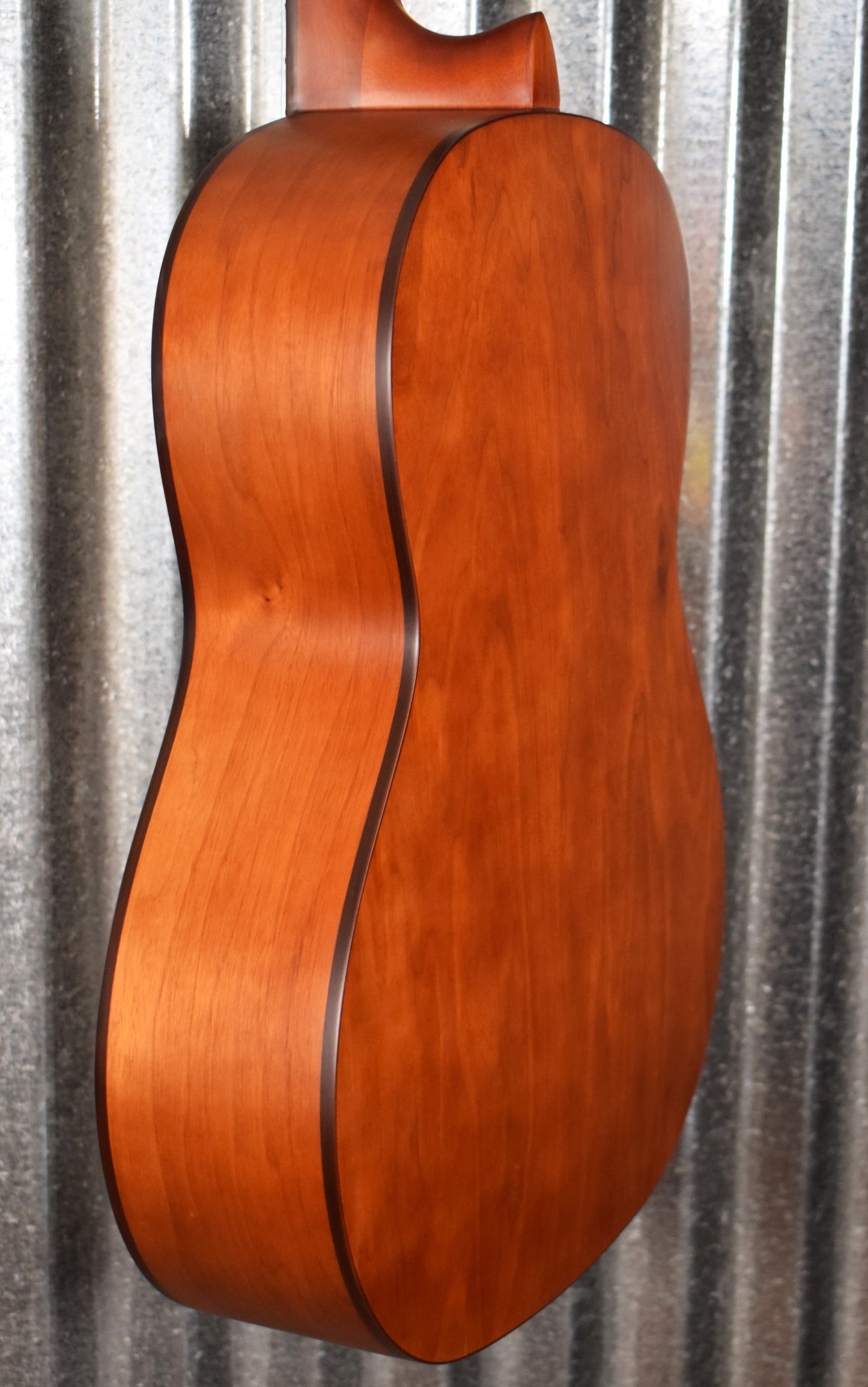 Ortega R55DLX-BFT Solid Top Nylon String Acoustic Guitar Bourbon Fade #0220