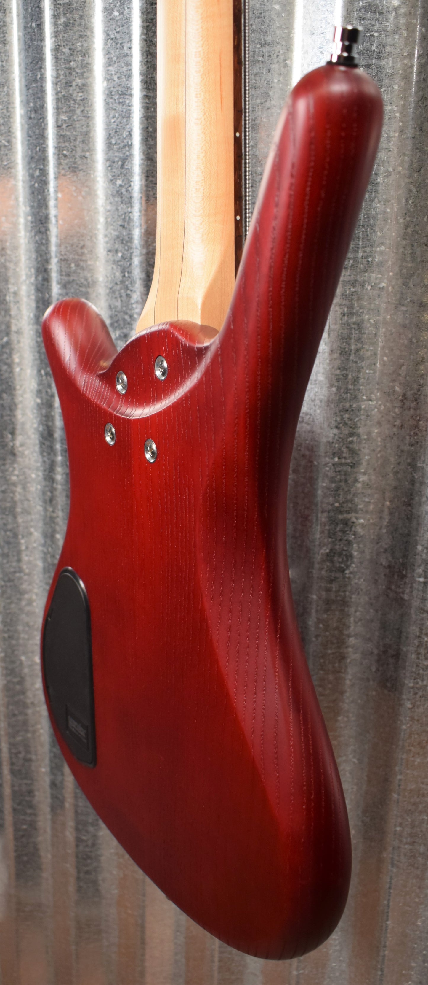 Warwick Rockbass Corvette $$ Double Buck Burgundy 5 String Bass & Bag #0218