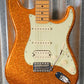 Fender MIM FSR Standard Stratocaster HSS Maple Sunfire Orange Flake Guitar & Case #6392 Used