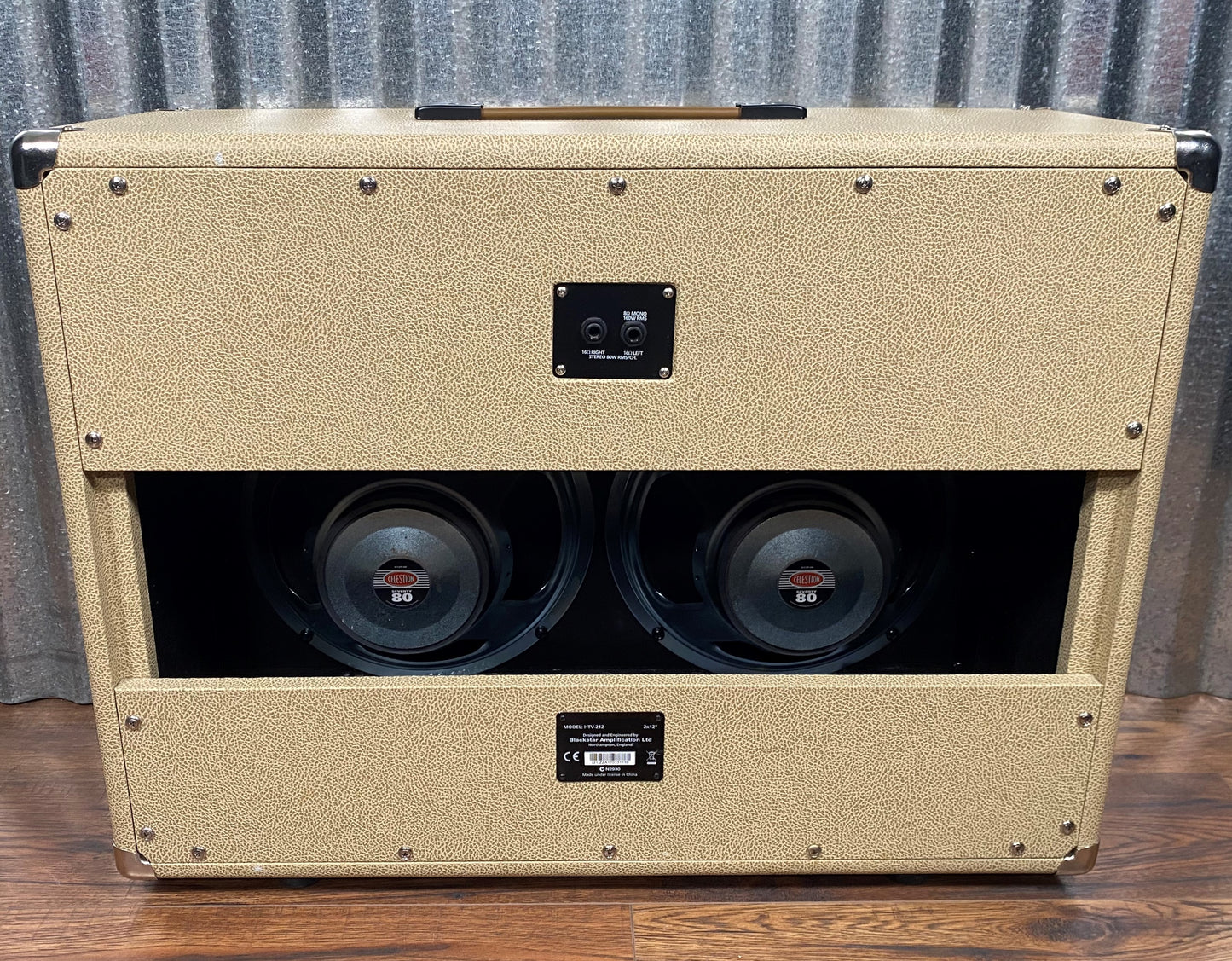 Blackstar Limited Edition HTV-212 2x12" 160 Watt Celestion Guitar Amplifier Speaker Cabinet Bronco Tan Used