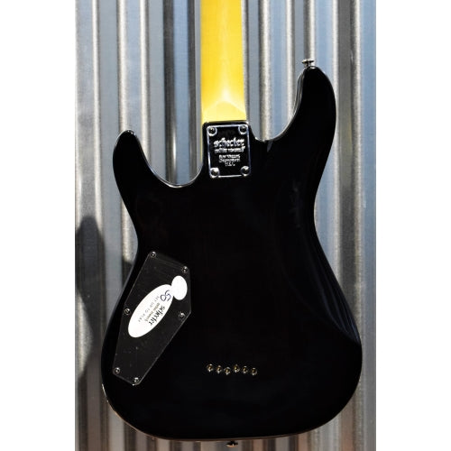 Schecter Omen Extreme 6 See Thru Black Guitar STBLK #1258