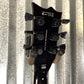 ESP LTD EC-1000 Piezo Bridge Quilt Top See Through Black Guitar & Case #2442 B Stock