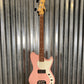 G&L USA Fullerton Deluxe Fallout 4 String Short Scale Bass Shell Pink & Bag #9355