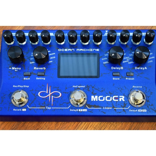 Mooer Audio Ocean Machine Devin Townsend Guitar Effect Pedal Delay Reverb Looper