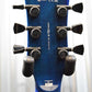 ESP LTD EC-1000 Piezo Bridge  Quilt Top See Through Blue Guitar & Case #272