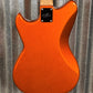 G&L USA Fullerton Deluxe Fallout 4 String Short Scale Bass Tangerine Metallic & Bag #9349