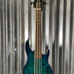 Smiger EUB-02B Burl Top Aquaburst Electric Ukulele Bass #0001