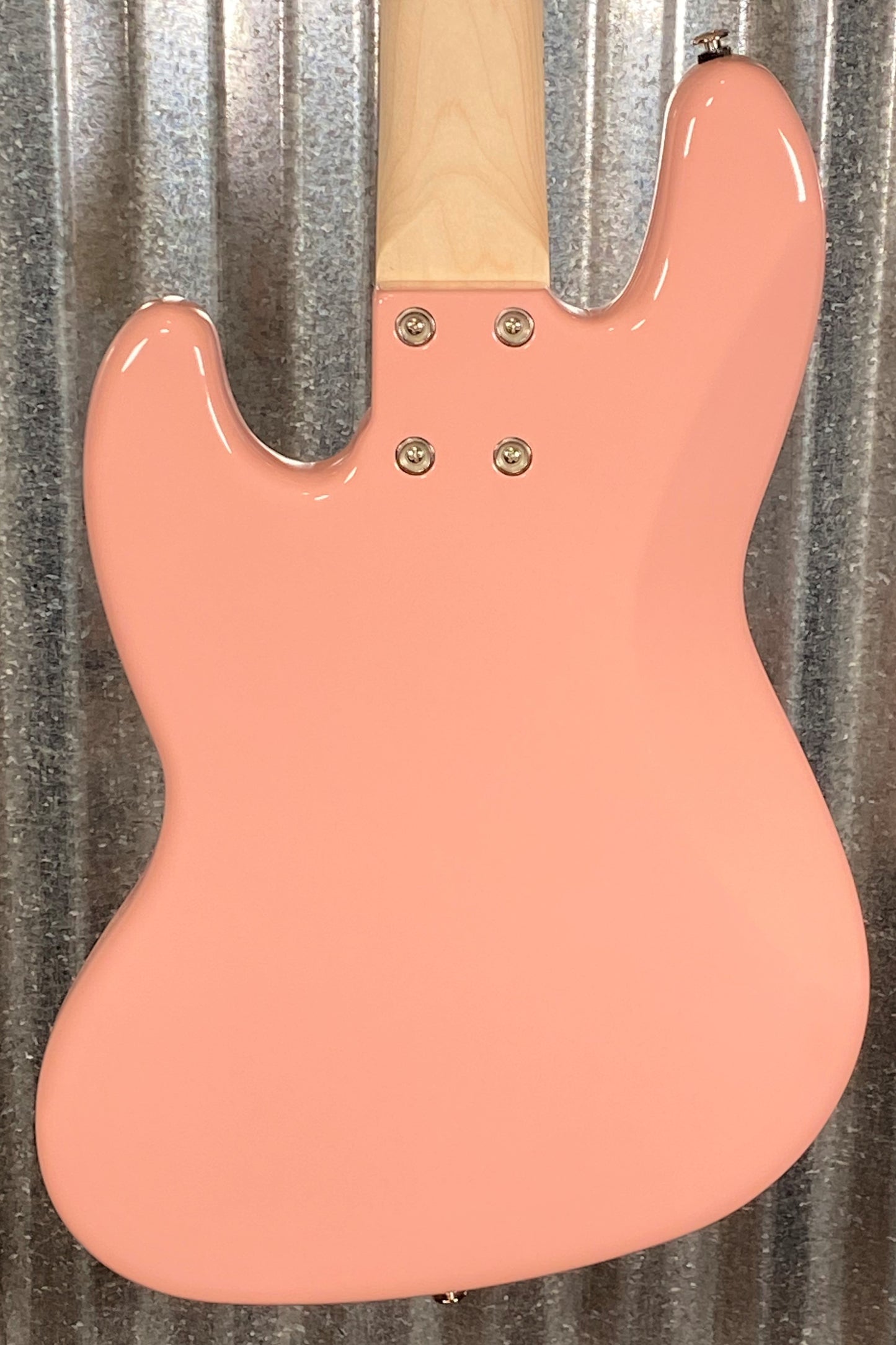 G&L USA JB5 Shell Pink 5 String Bass JB-5 & Case #7293