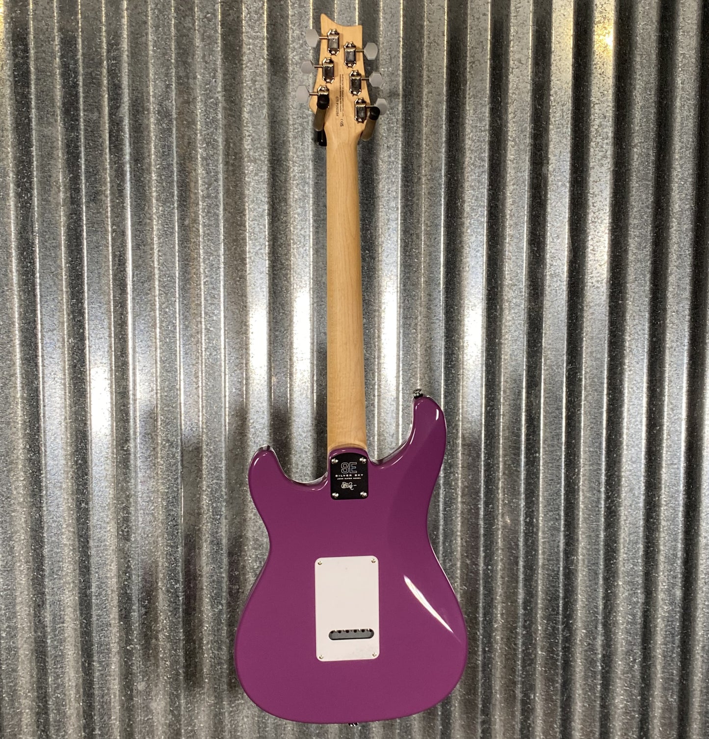 PRS Paul Reed Smith SE Silver Sky John Mayer Summit Purple Maple Guitar & Bag #0284