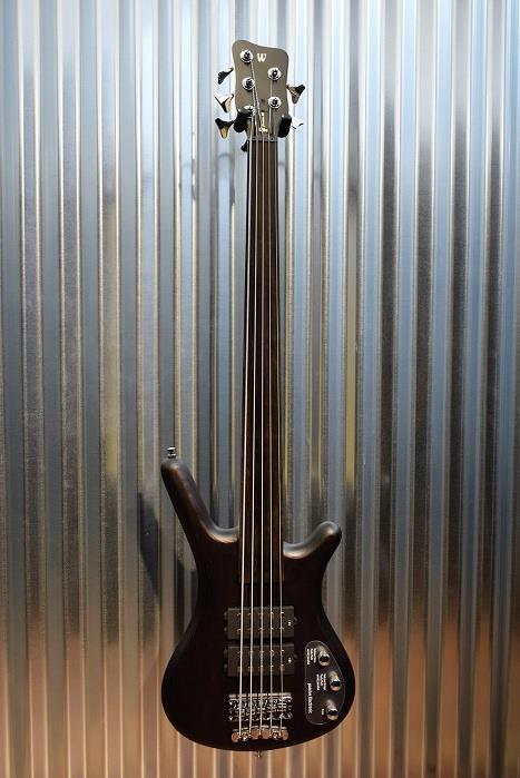 Warwick Rockbass Corvette $$ 5 String Fretless Bass Nirvana Black & Case #2715