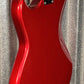 G&L Guitars Tribute Fallout Bass Short Scale 4 String Candy Apple Red #1181