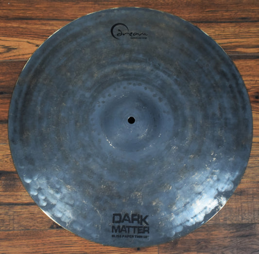 Dream Cymbals DMBPT18 Dark Matter Bliss 18" Paper Thin Crash Cymbal