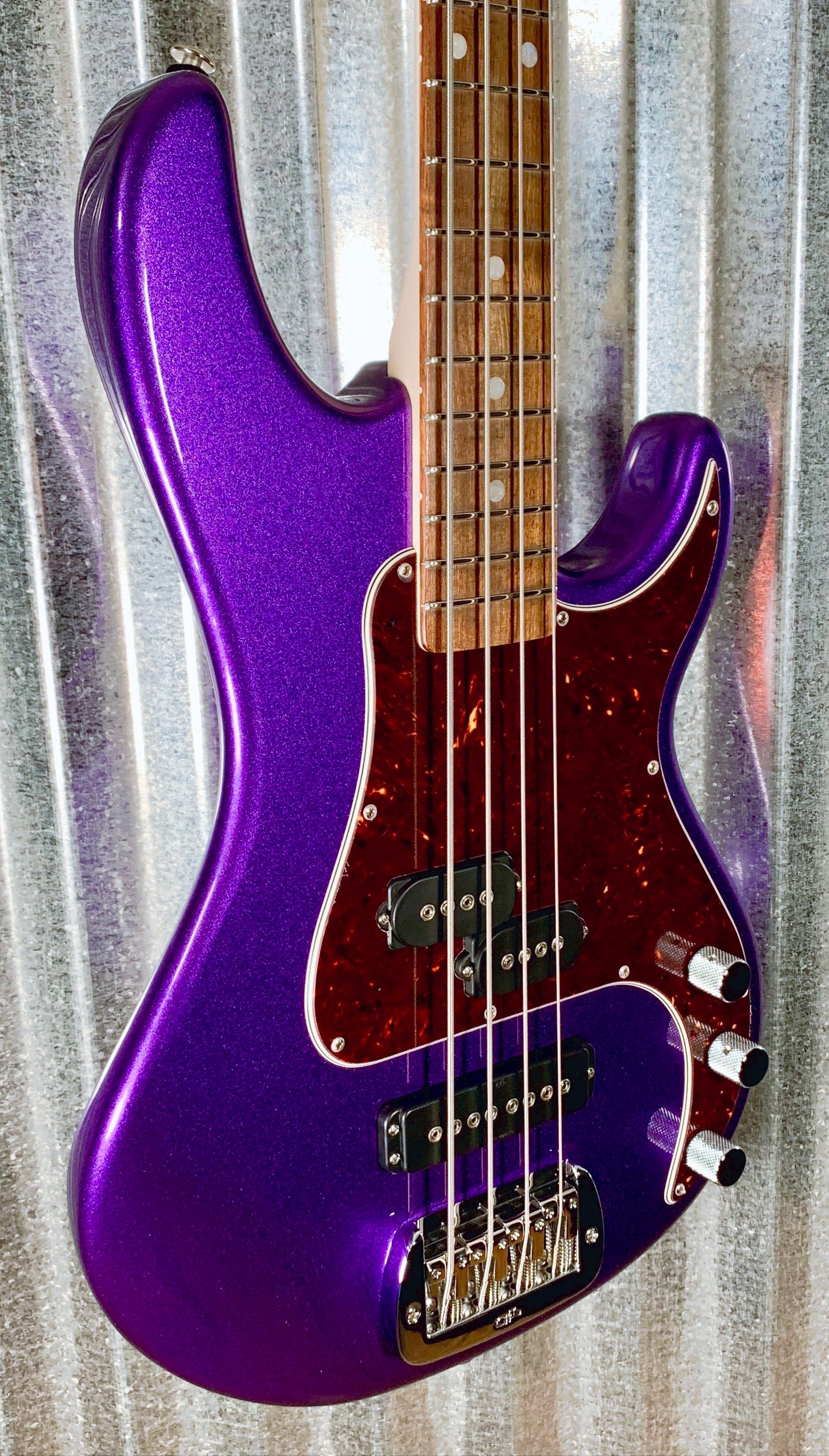 G&L USA Fullerton Custom SB2 Royal Purple 4 String Bass & Case SB-2 #2132