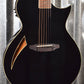 ESP LTD TL-6 Thinline Acoustic Electric Guitar Black LTL6BLK #0120 Demo