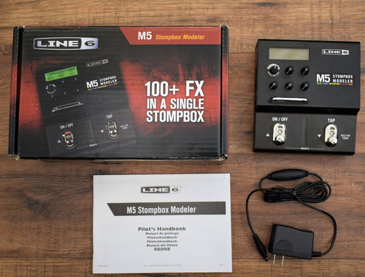 Line 6 M5 Stompbox Modeler Multi Effect Guitar Effect Pedal Used