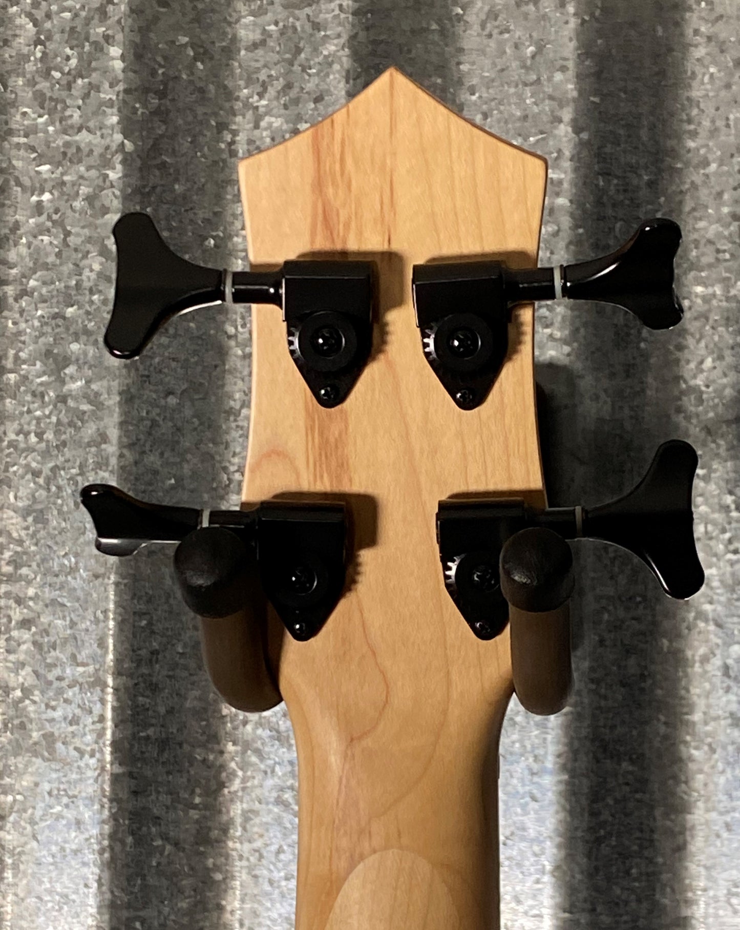 Smiger EUB-02B Burl Top Aquaburst Electric Ukulele Bass #0002