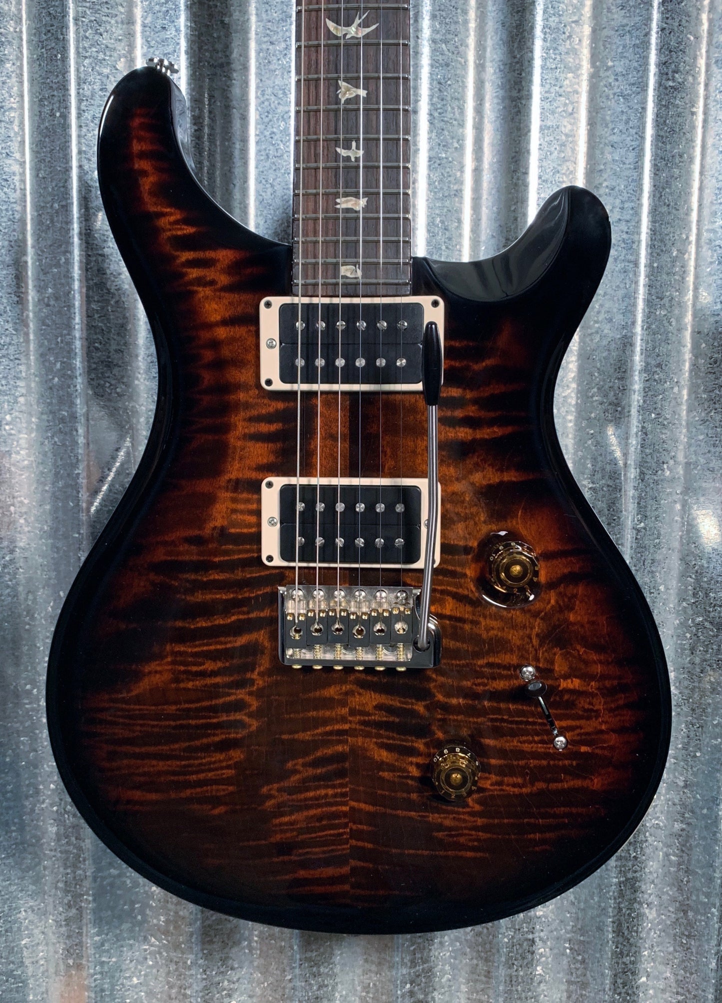 PRS Paul Reed Smith USA Core Custom 24 Tiger Smoke Wrap Guitar & Case #6766