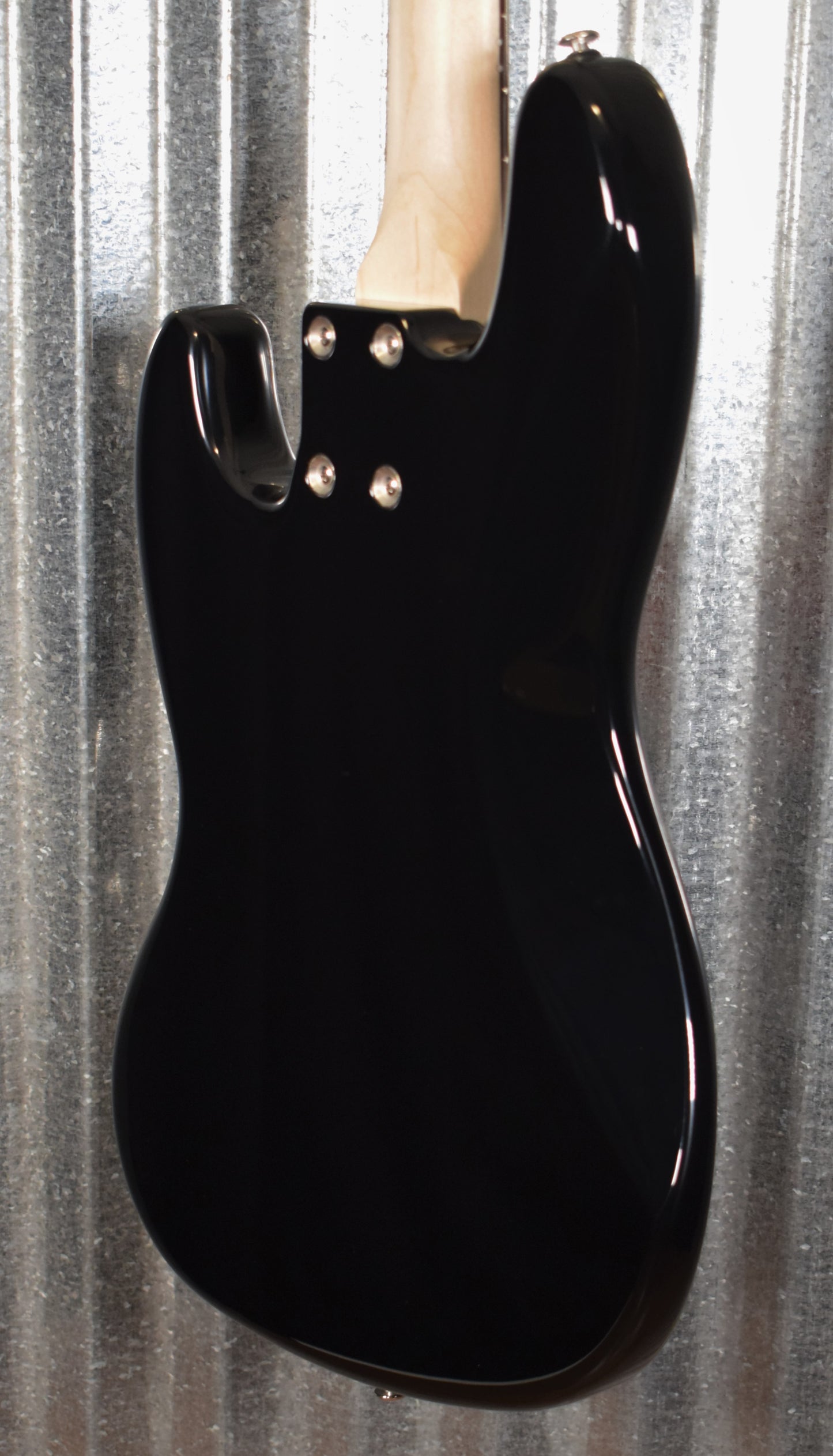 G&L USA JB Jet Black 4 String Jazz Bass Rosewood Satin Neck & Case #7003