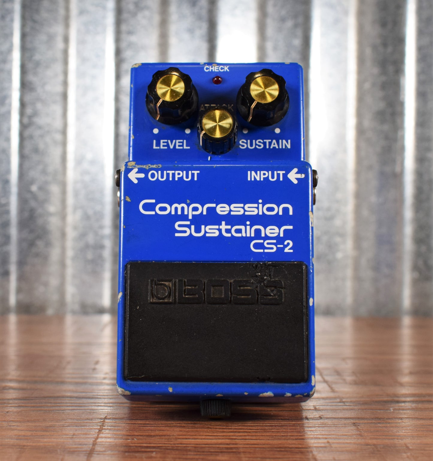 Boss CS-2 Compression Sustainer Japan Vintage 1983 Guitar Effect Pedal Used