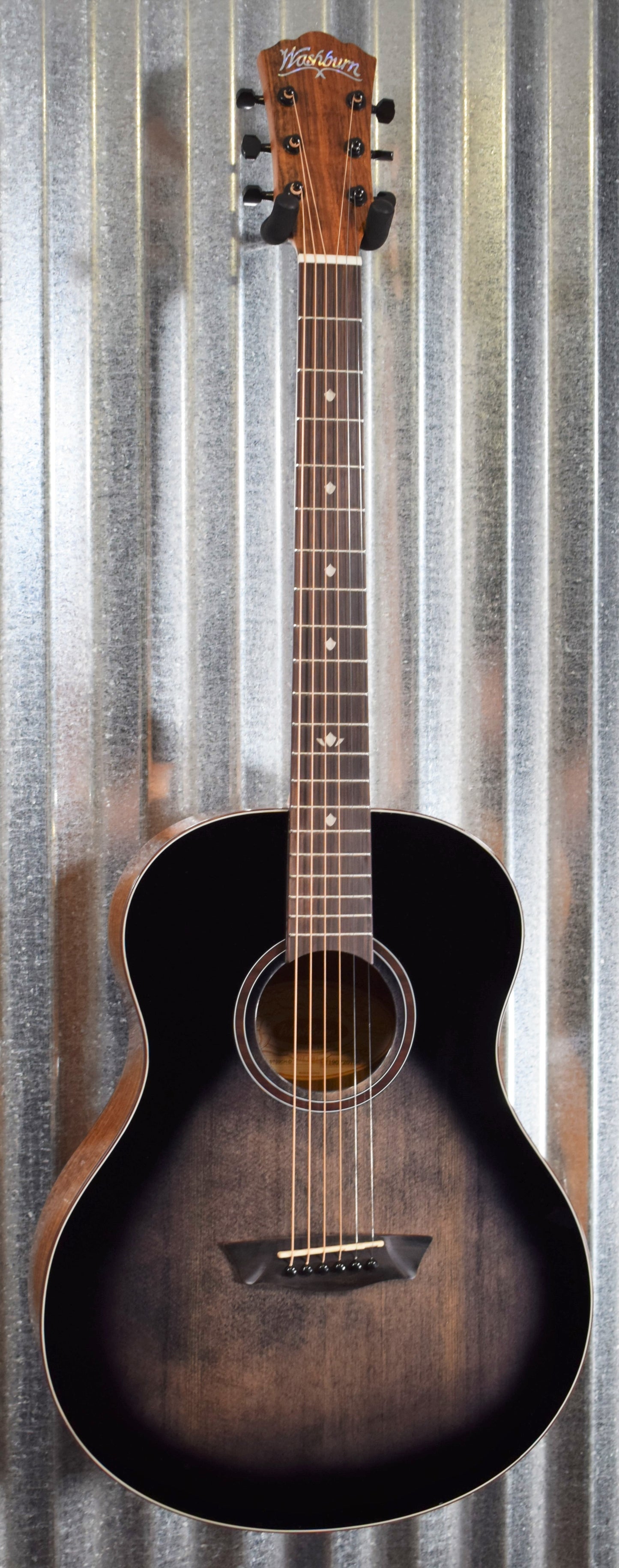 Washburn Bella Tono Studio Novo S9 Charcoal Burst Acoustic Guitar #0796