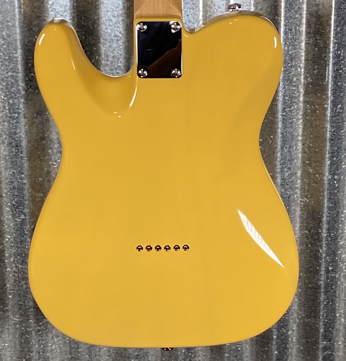 Musi Virgo Classic Telecaster Empire Yellow Guitar #0497 Used