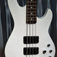 G&L Tribute M-2000 GTB 4 String Carved Top Gloss White Bass & Case M2000 #7566