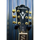 Washburn HB35NK Semi Hollow Electric Guitar Natural Flame Top & Hard Case #009