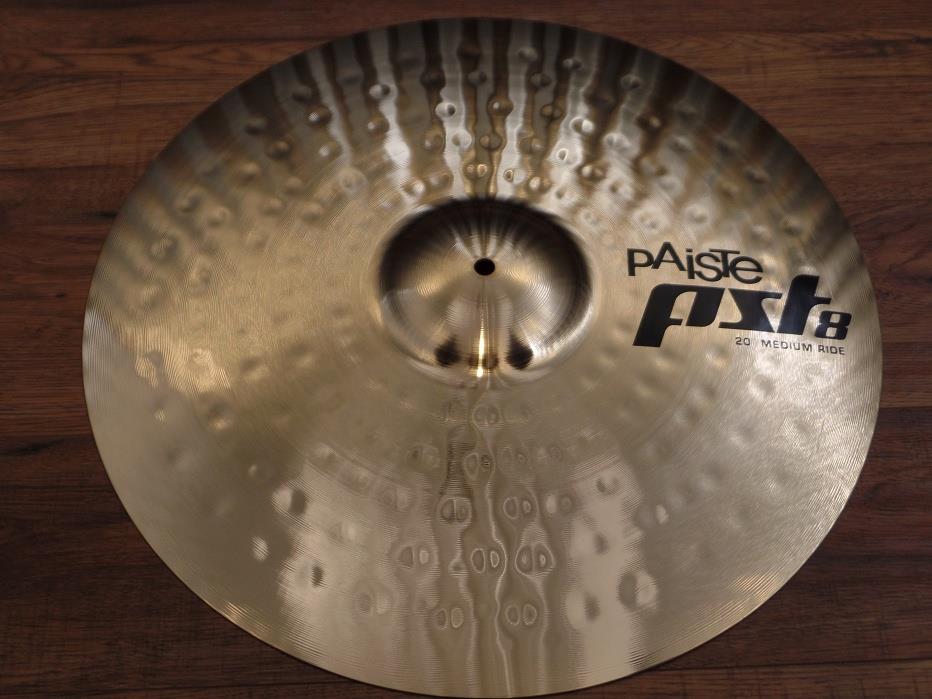 Paiste 20" PST 8 Reflector Medium Ride Cymbal *
