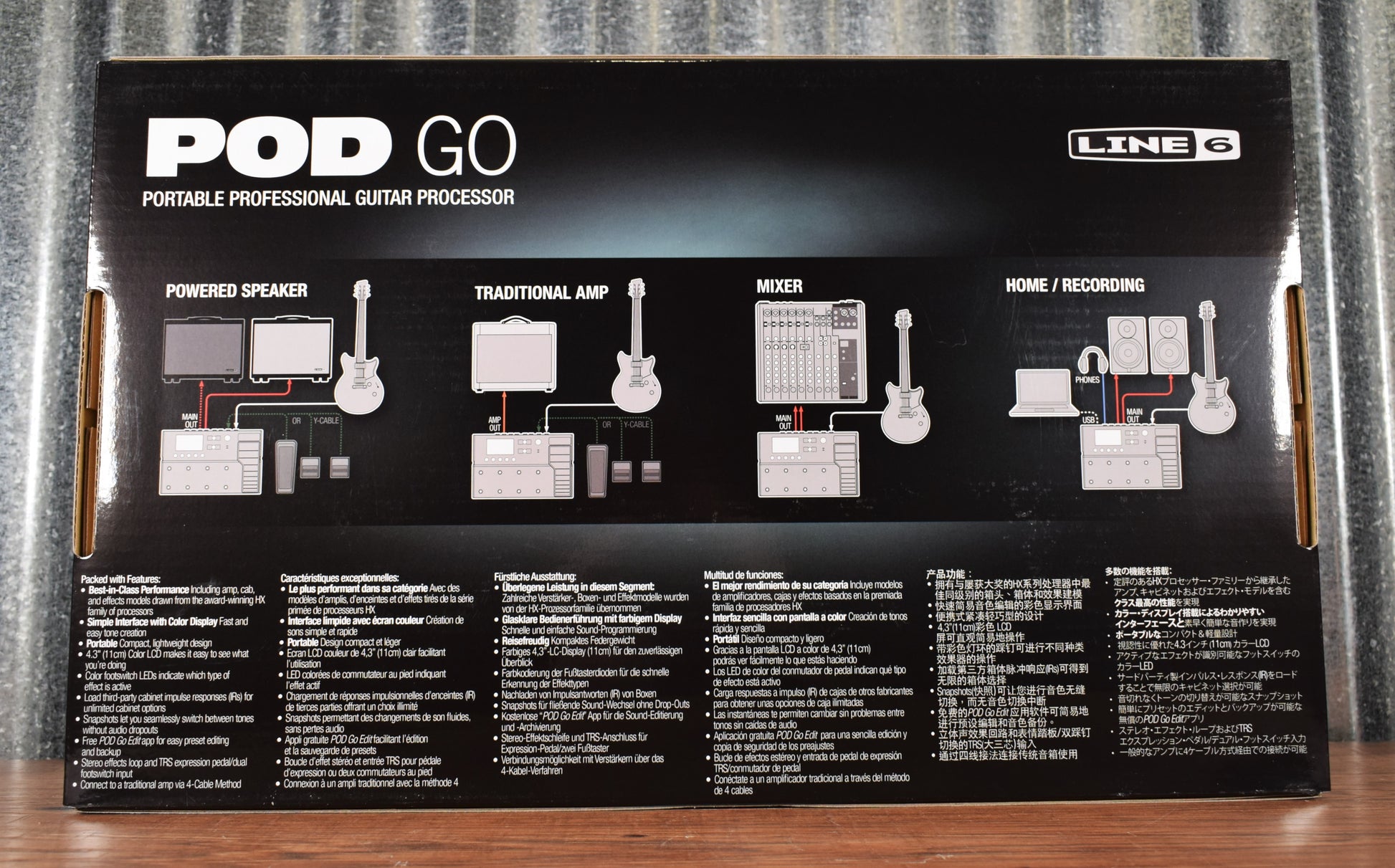 pod go expression pedal Line 6 Pod Go Multi-Effect Guitar Bass Effect Pedal – Specialty Traders