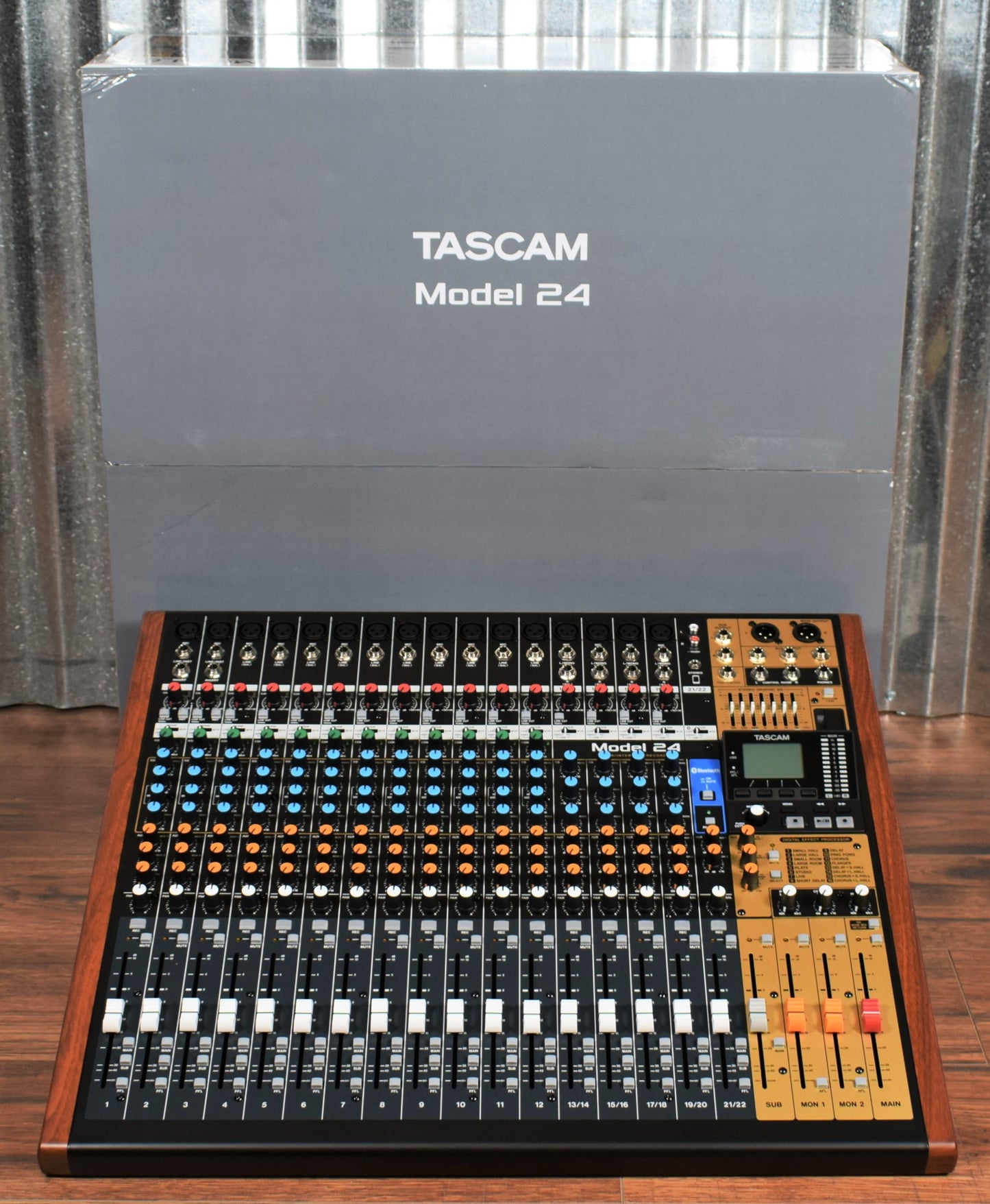 Tascam Model 24 Mixer USB Audio Interface Recorder Controller