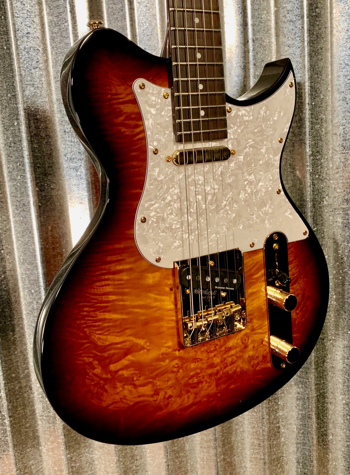 Washburn Idol T16 Burled Vintage Sunburst Duncan Guitar & Bag WIT16VSK #0242