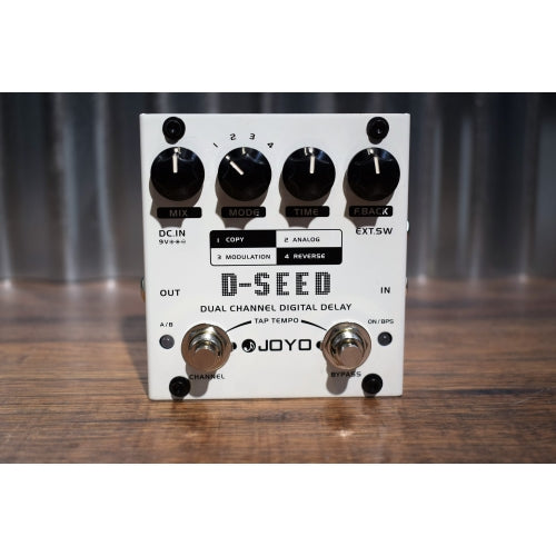 JOYO D-SEED Dual Channel Digital Delay Guitar Effect Pedal Demo