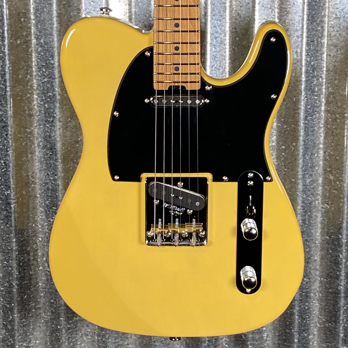 Musi Virgo Classic Telecaster Empire Yellow Guitar #0323 Used