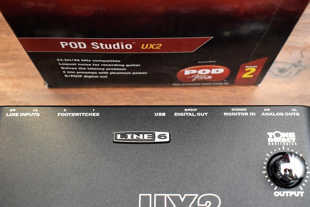 Line 6 POD Studio 2024 UX2 Digital Recording Interface New