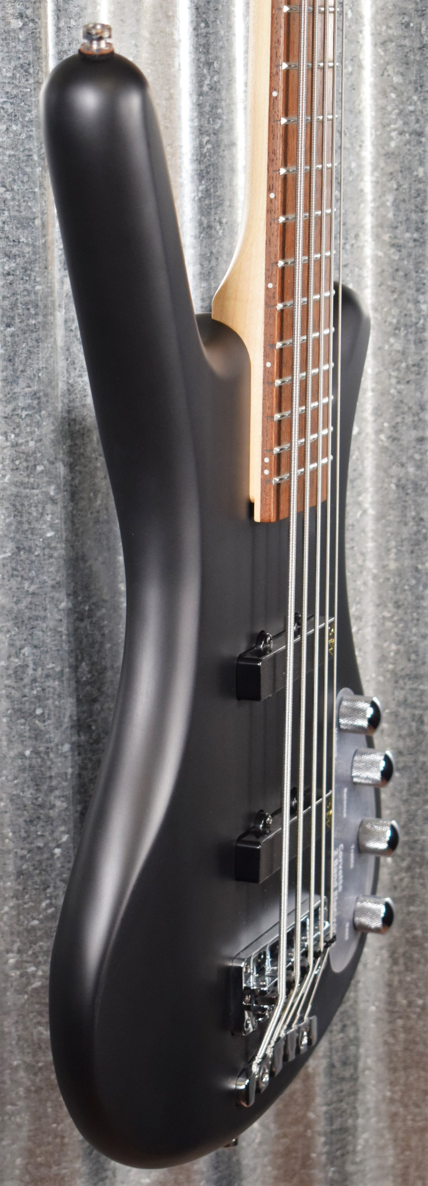 Warwick Rockbass Corvette Basic Satin Nirvana Black Active 5 String Bass & Bag #3720