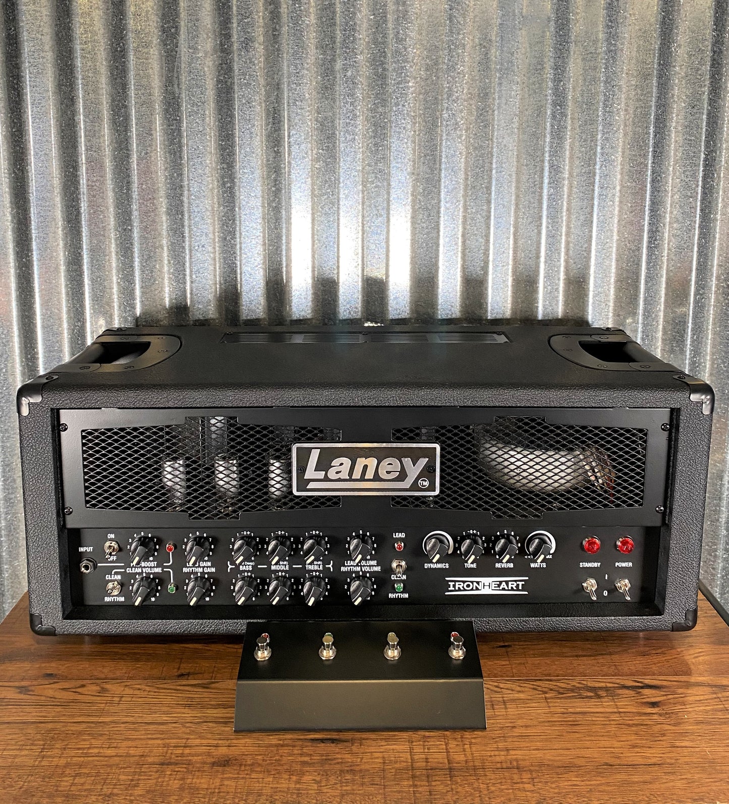 Laney IRT120H Ironheart 120 Watt All Tube Three Channel Guitar Amplifier Head Demo