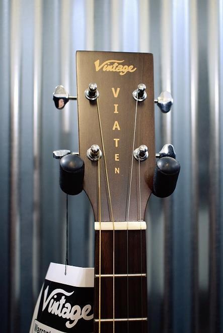 Vintage Viaten Paul Brett 4 String Tenor Acoustic Guitar & Bag VTE800N #3283