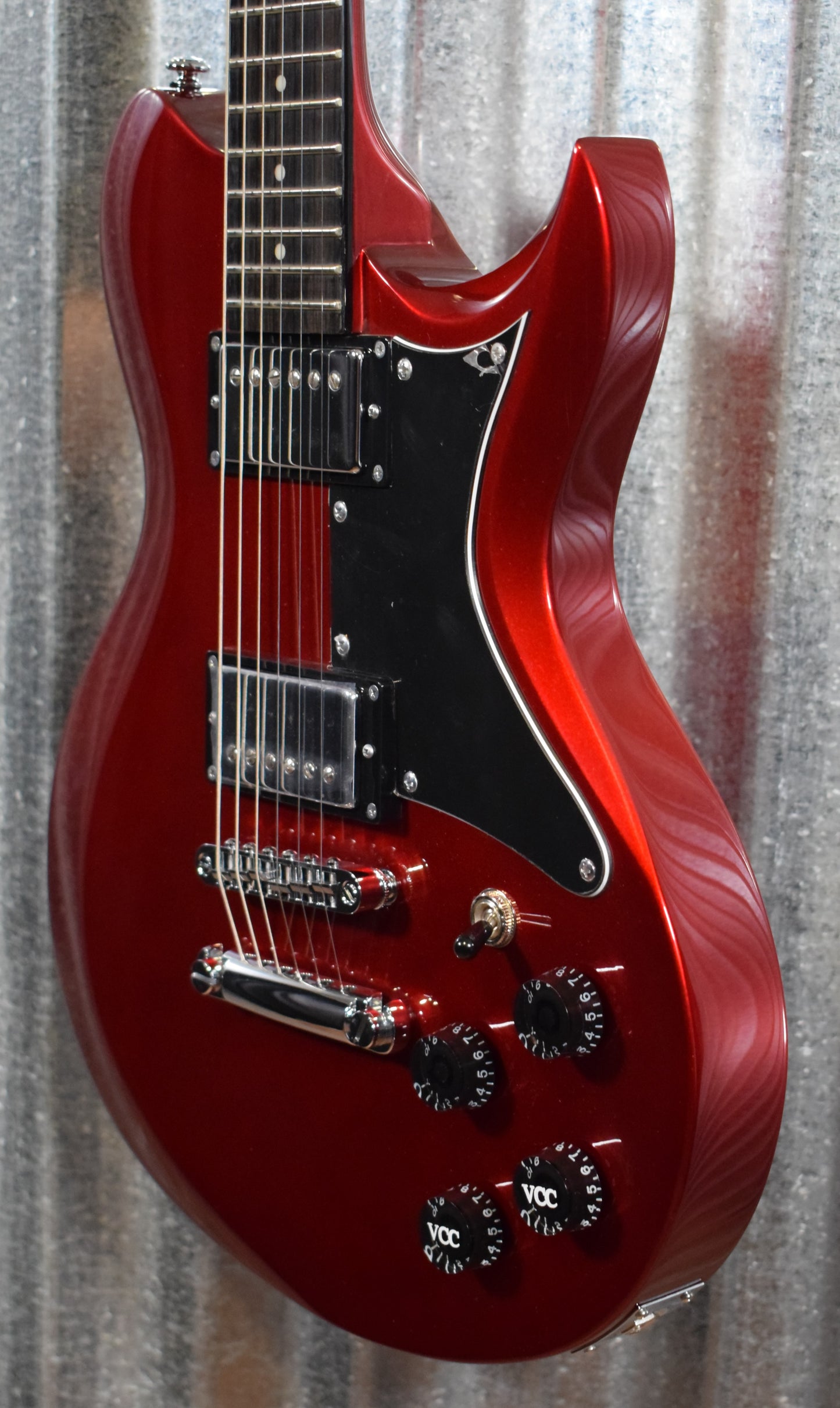 Washburn Idol Standard 26 Metallic Red Copper Duncan Guitar & Bag WIS26MRK #0211