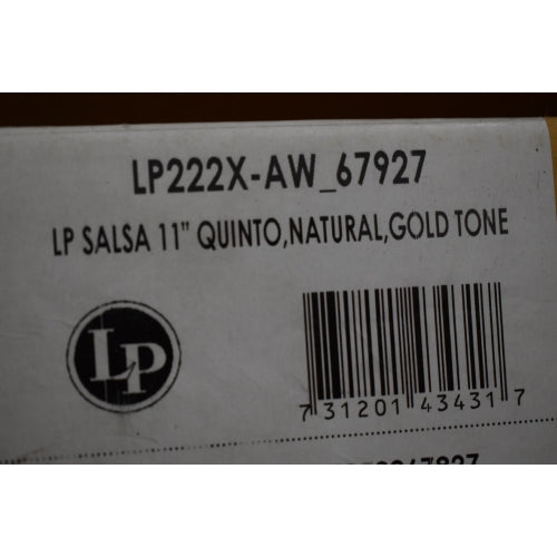 LP Latin Percussion Salsa 11" Wood Quinto Natural Gold LP222X-AW