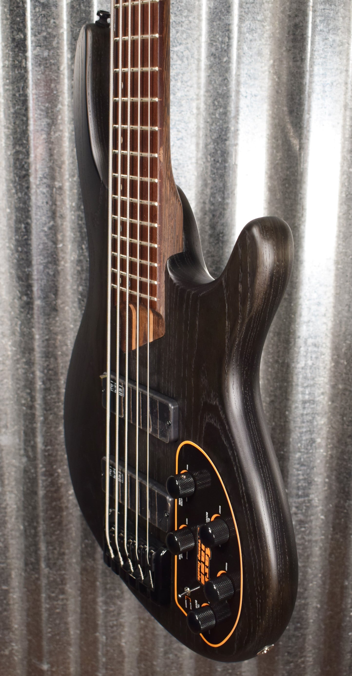 Cort Artisan B5 Plus AS RM 5 String Bass Roasted Neck Open Pore Trans Black #7618