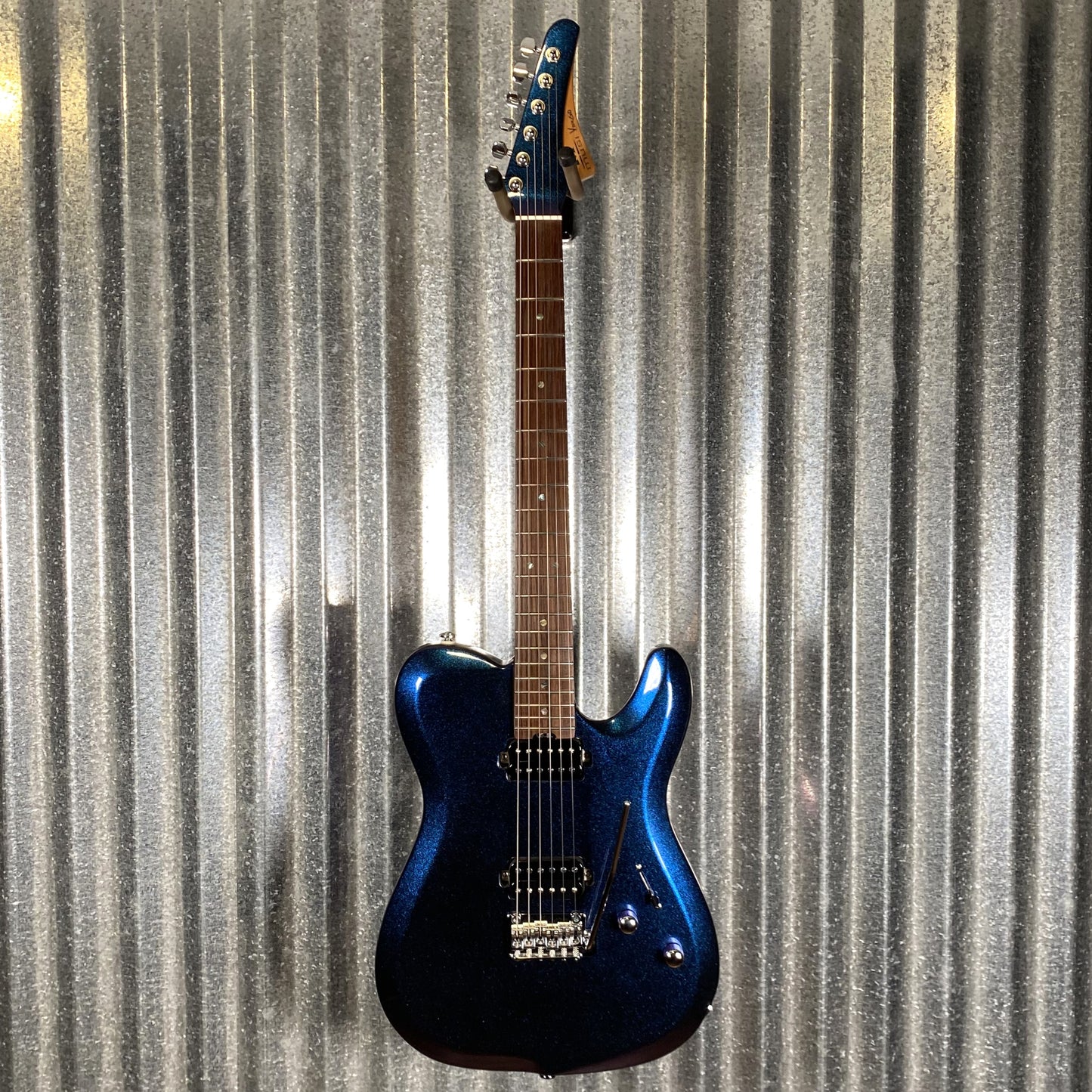 Musi Virgo Fusion Telecaster Deluxe Tremolo Indigo Blue Guitar #0486 Used