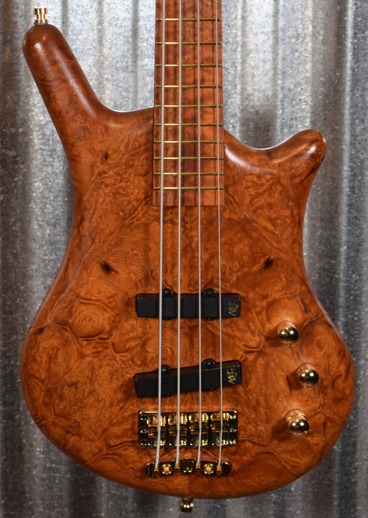 Warwick German Pro Series 2020 LTD ED Thumb BO 4 String Bass Natural & Bag #4620