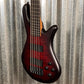 Spector NS Pulse II 5 String Bass Black Cherry Matte NSPULSE5BCM #1415
