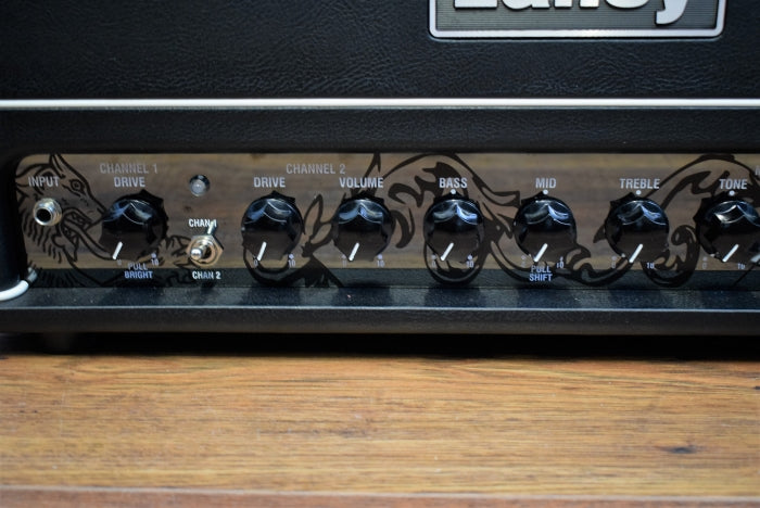 Laney GH30R All Tube 30 Watts 2 Channel Guitar Amplifier Head Demo