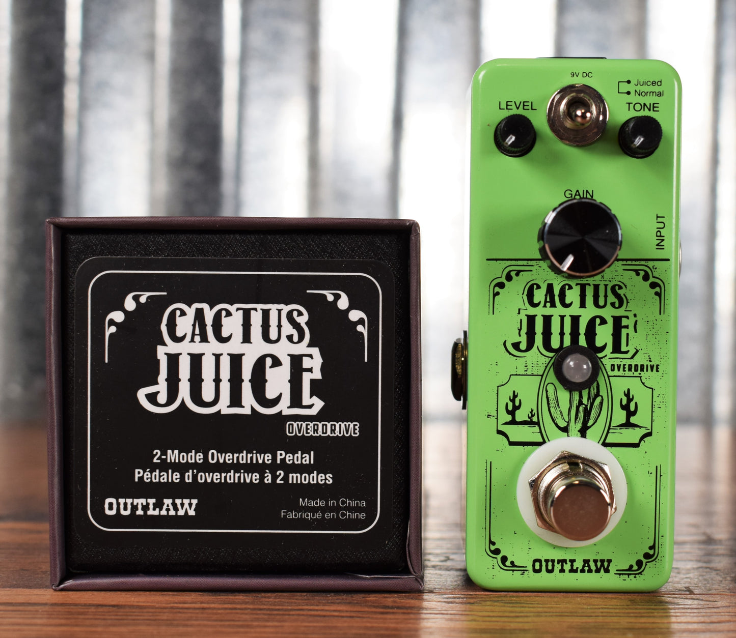 Outlaw Effects Cactus Juice 2 Mode Screamer Style Overdrive Guitar Effect Pedal