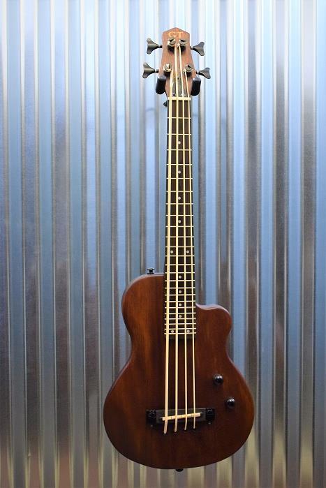 Gold Tone Microbass ME-BASS Single Cut Solid Mahogany 23" Scale Bass & Bag