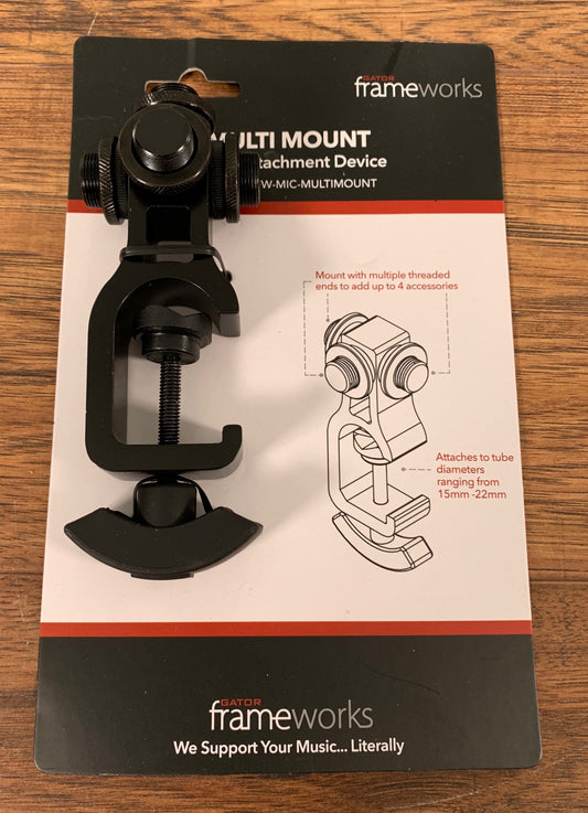 Gator Frameworks GFW-MIC-MULTIMOUNT Threaded Accessory Stand Mount