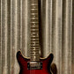 Hamer Archtop Flame Dark Cherry Wilkinson Tremolo Guitar SATFW-DCB #1101